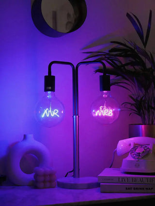 Lampadine led con testo