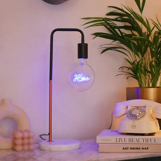 Lampadine led con testo