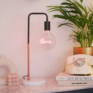 Lampadine led con testo