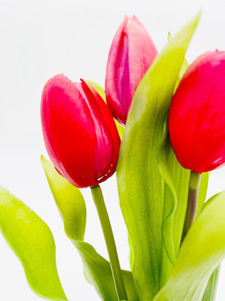 Bouquet di tulipani artificiali real touch