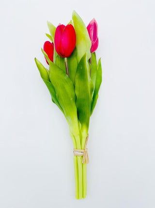 Bouquet di tulipani artificiali real touch