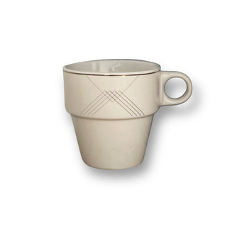 Set quattro tazze con supporto