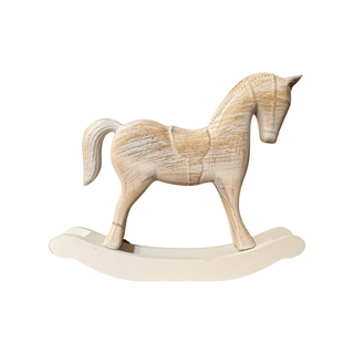 Statua di cavallo a dondolo