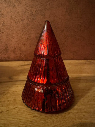 Candela Profumata A Forma Di Albero Di Natale - Decorazione Natalizia Fatta A Mano, Per Casa, Ufficio O Come Regalo