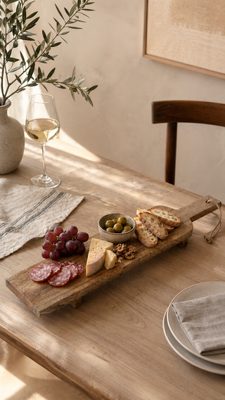 Tagliere con piedi