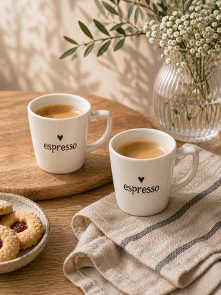 Set tazzine per caffè "Espresso"