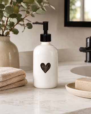 Dosasapone cuore grigio