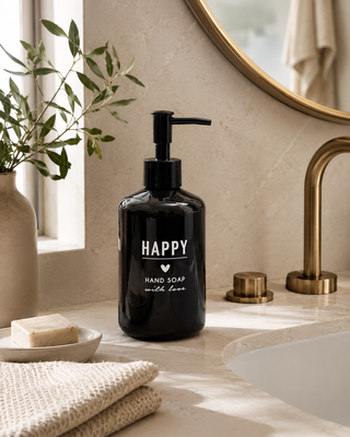 Dispenser per sapone nero