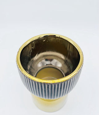 Vaso in ceramica lavorata