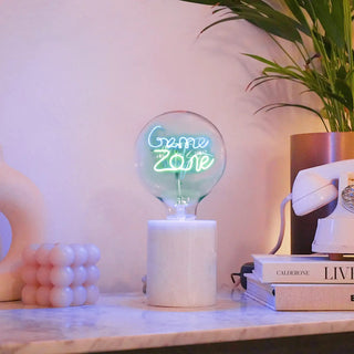 Lampadina led con testo